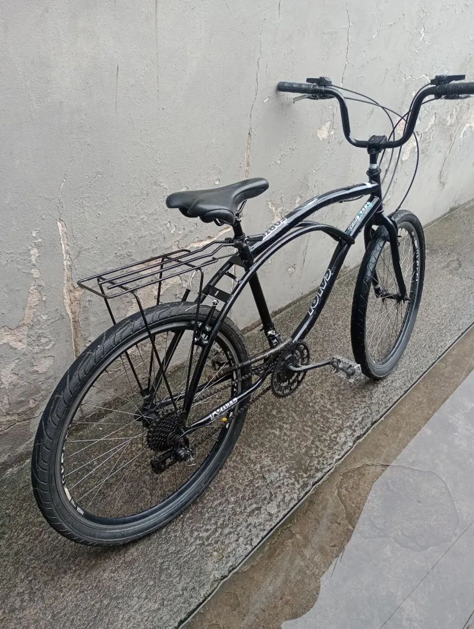 Bicicleta caicara toda em preto... - Foto 2