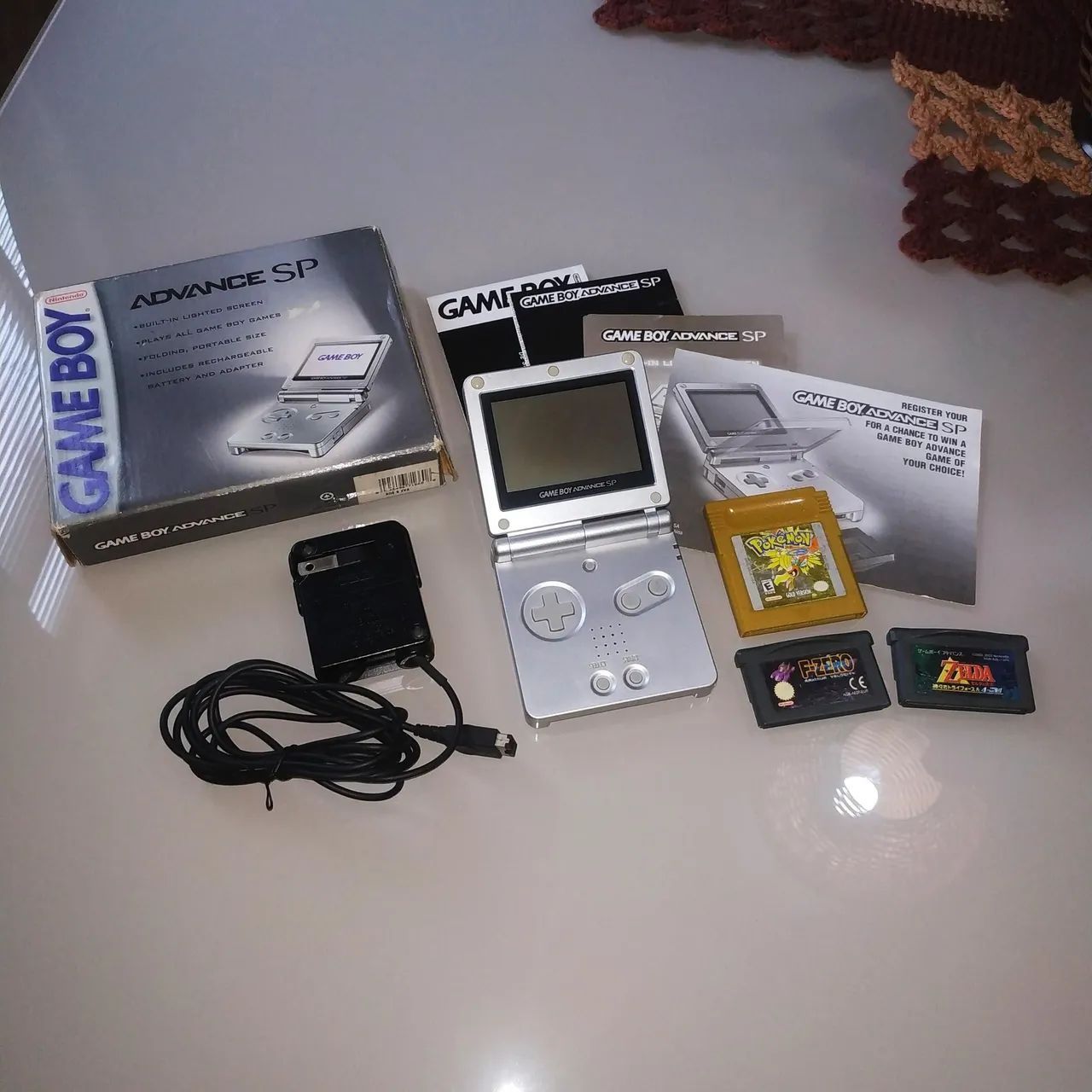 Game boy advance sp - pokemon zelda e f-zero - Consoles de Vídeo