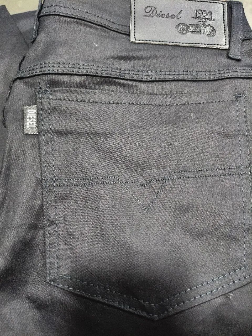 Calça jeans Diesel preta  - Foto 2