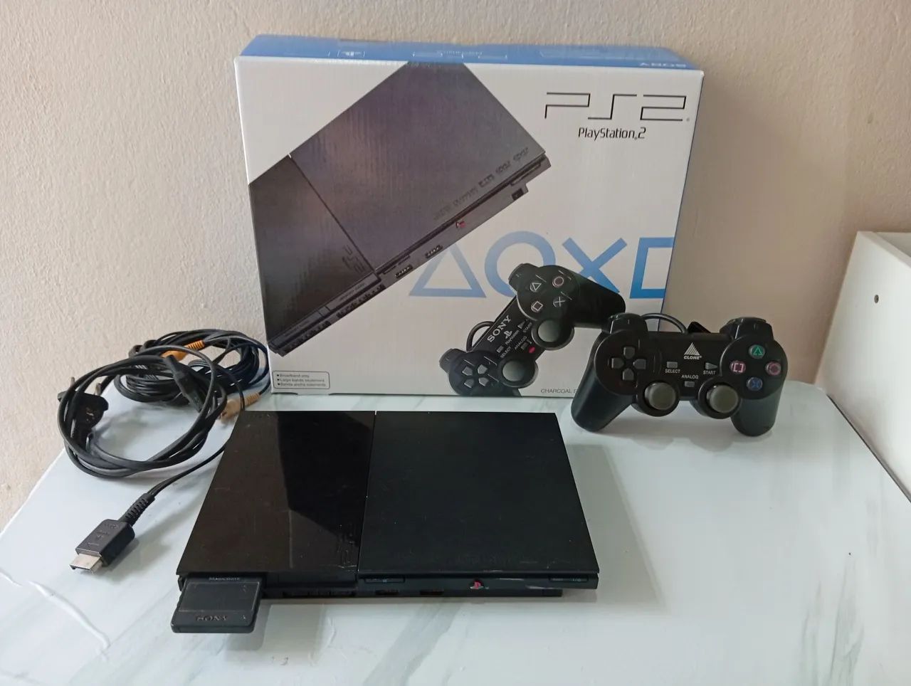 Playstation 2 completo com caixa 