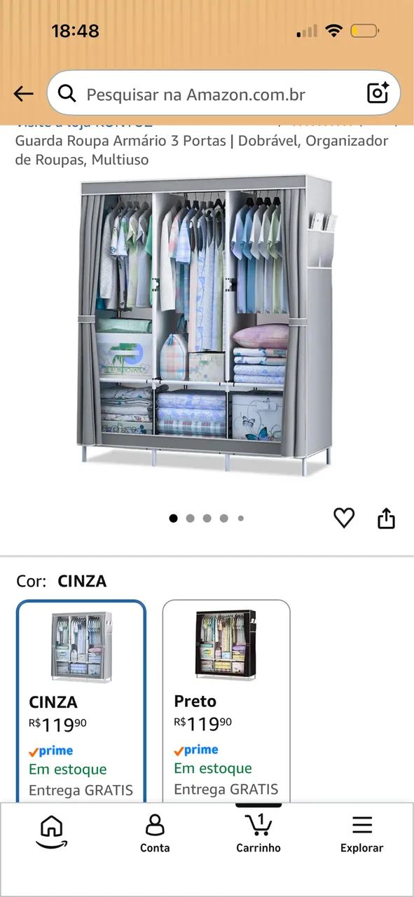 Guarda roupa multiuso 