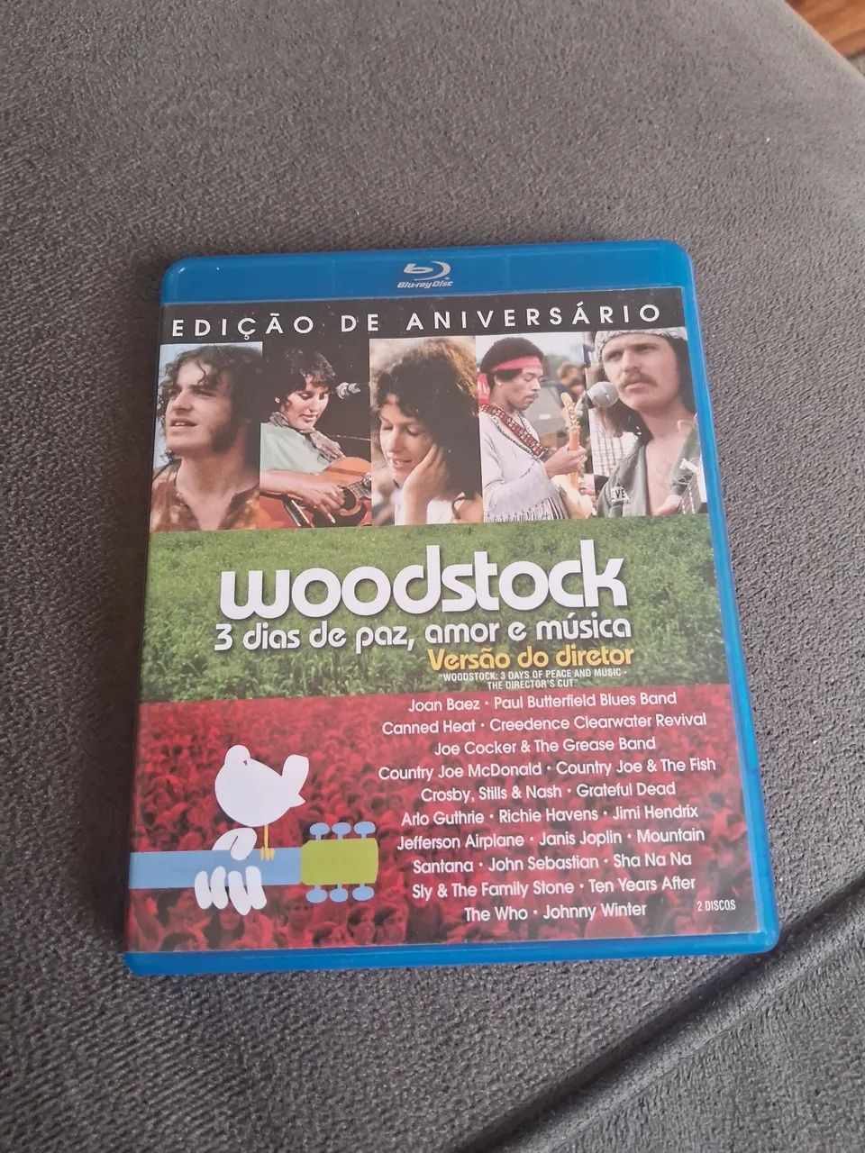 DVD DUPLO  GRAVADO EM BLU.RAY DISC