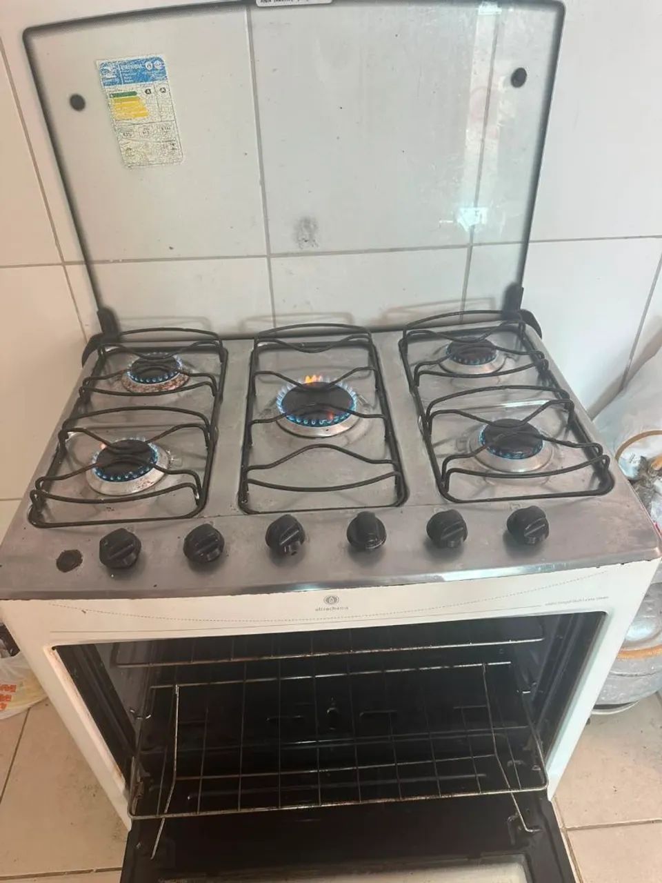 Fogão Electrolux 5 bocas branco 
