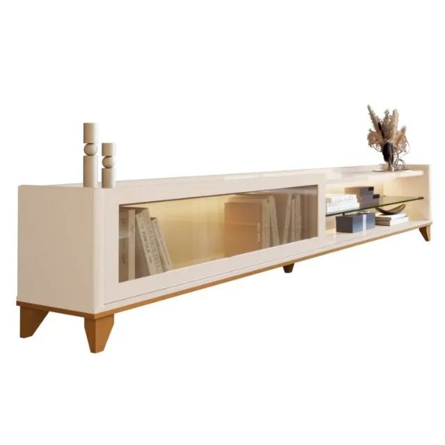 RACK VELLARO 2.20M  TV ATÉ 75   MDF. PRONTA ENTREGA. - Foto 5