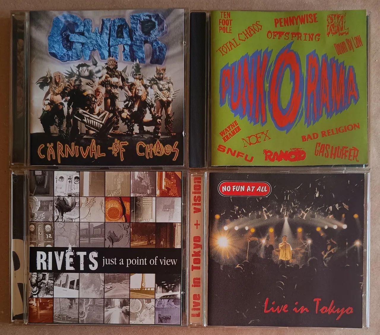 Lote de CD's - Sex Pistols, Planet Hemp, Steppenwolf, Cazuza, INXS
