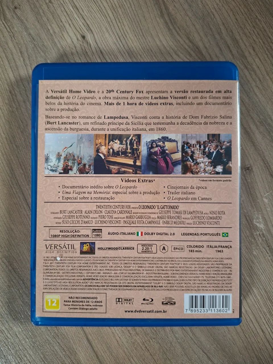 Blu-ray O Leopardo - Versátil Home Video - Foto 2
