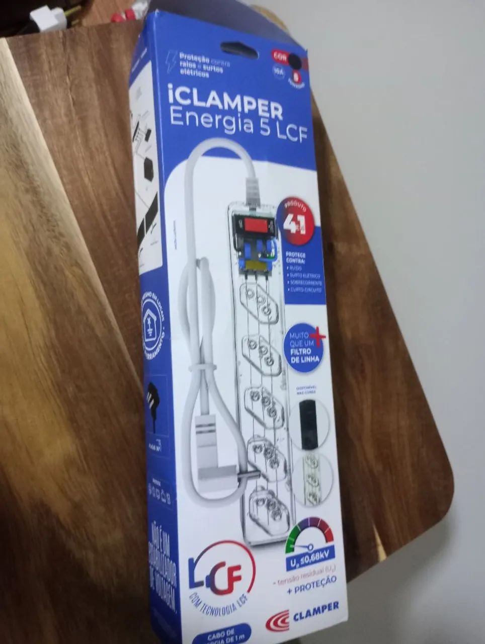 Filtro de Linha iCLAMPER 5 Tomadas - Foto 3