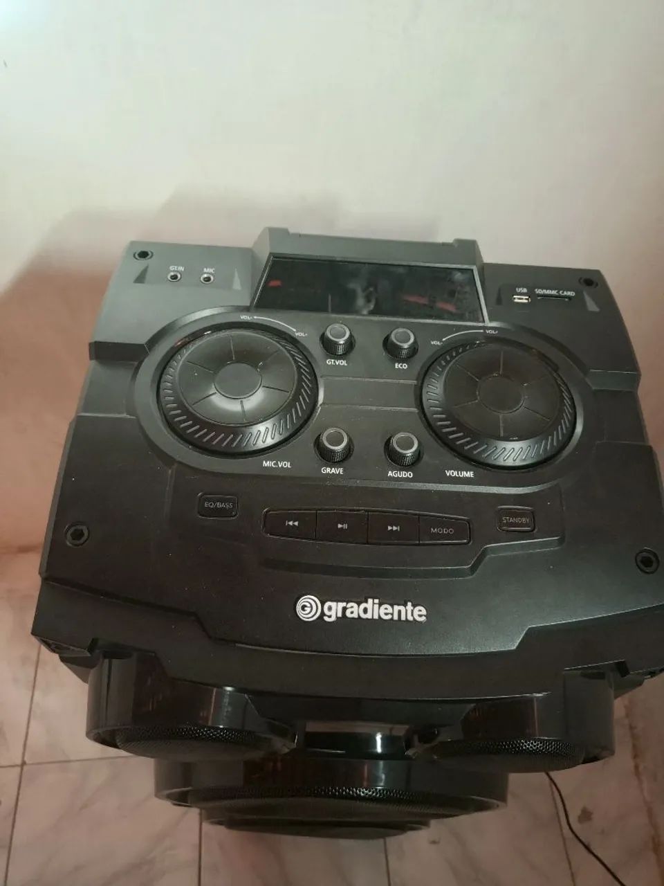 caixa de som black bass 1800w gradiente - Foto 2
