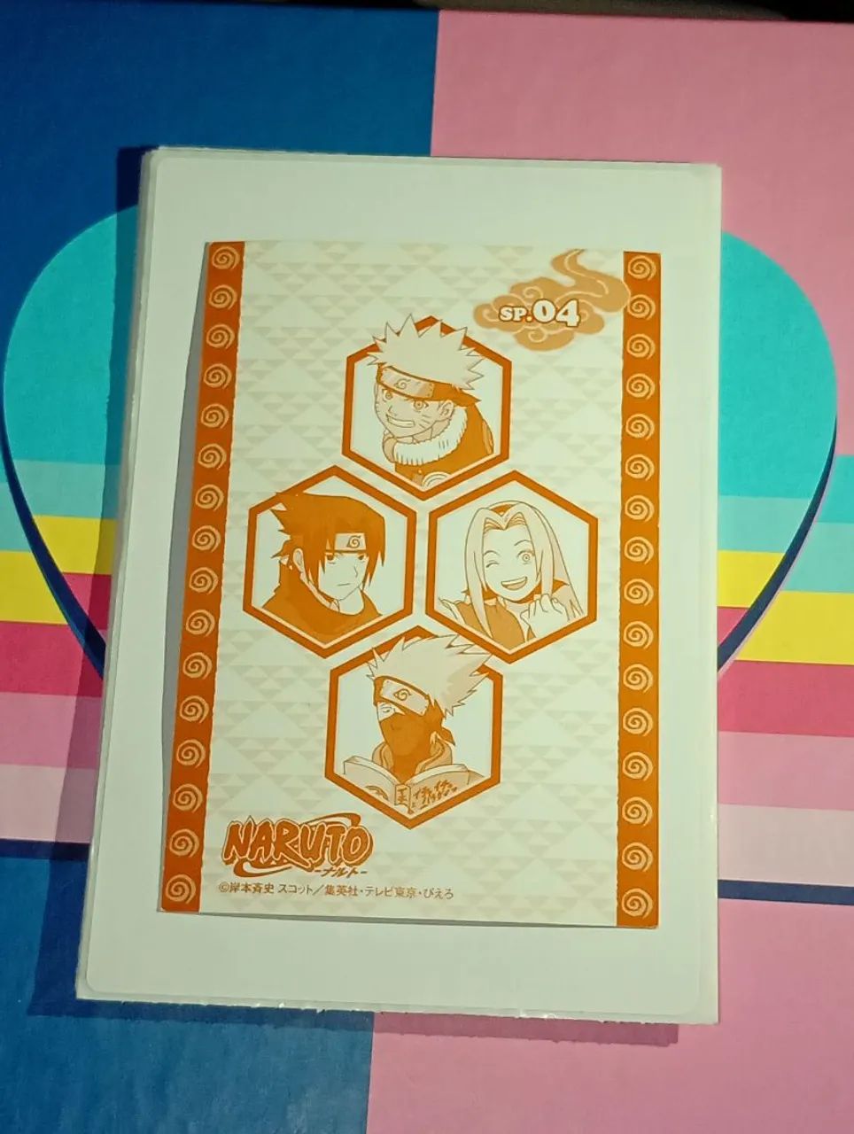 Super card Naruto 2004 holográfico produzido somente no Japão
