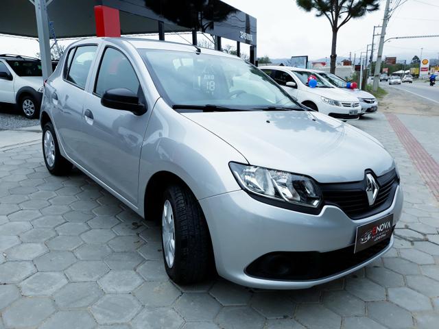 Sandero authentic 1.0 flex completa 12v único dono 2018 - Foto 3