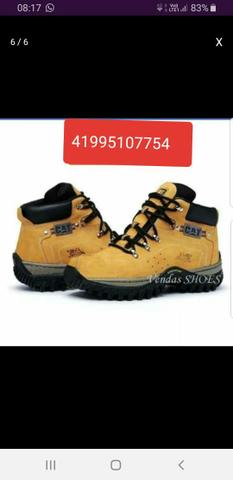 Botas caterpillar solado colad0 é costurada lindas mais informações no * - Foto 3