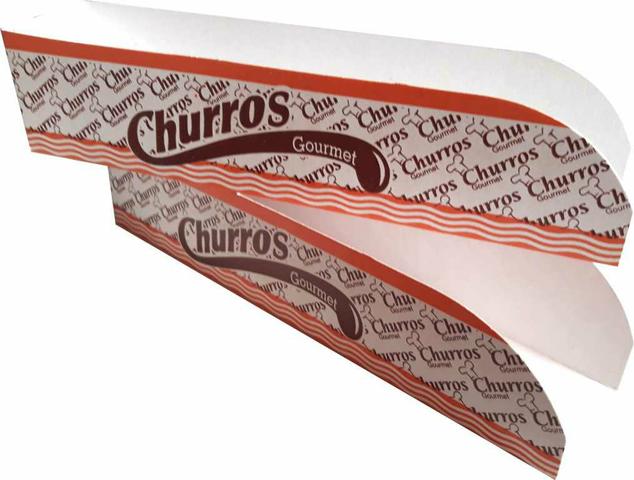 Caixinha embalagem para churros modelo padrão