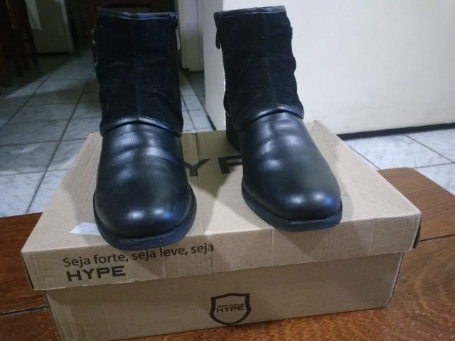 bota cano curto numero 41