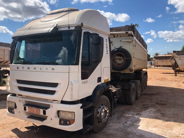 IVECO STRALIS 420 + CAÇAMBA ROSSETTI