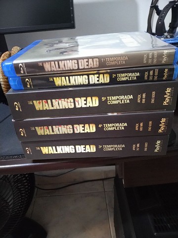 Pacote com 5 temporadas blue-ray The Walking Dead