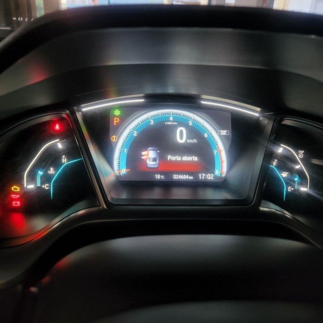 Honda Civic EXL 2.0 AT 2019 Prata  - Foto 6