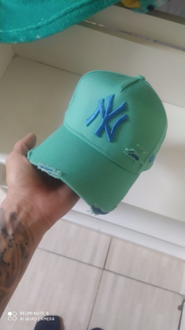 Boné New era original verde água - Roupas e calçados - Floresta, Belo  Horizonte 1006124355 | OLX