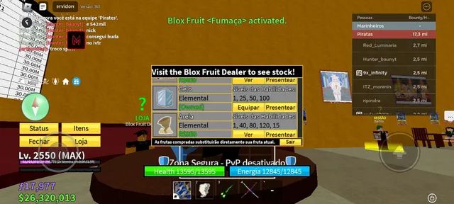 Desapego Games - Roblox > CONTA DE BLOX FRUITS OP!!