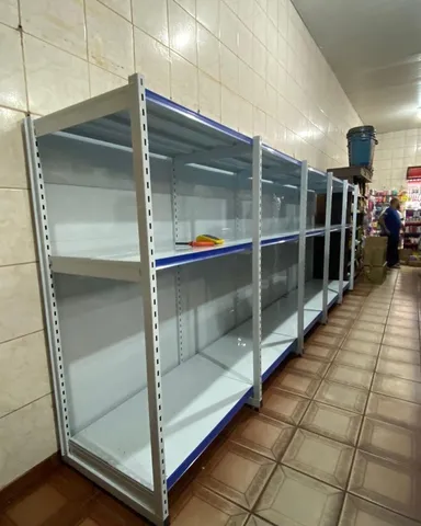Rack cereal para supermercado Gôndolas novas de aço pronta entrega