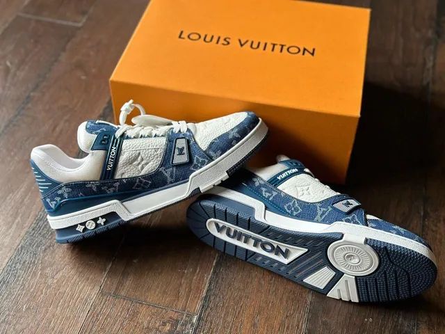 Louis Vuitton Trainer Blue Denim 