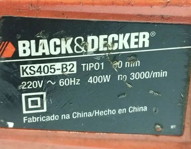 Serra tico tico Black e Decker KS405 220V - Foto 5