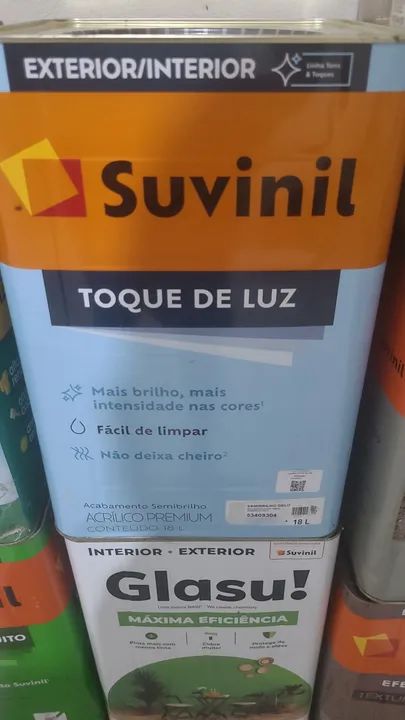 Tinta Suvinil Toque de Luz 18L - Semibrilho