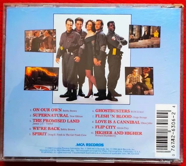 CD Trilha Sonora do Filme Caça Fantasmas 2 Ghostbusters Original (Mídia seminova) - Foto 2