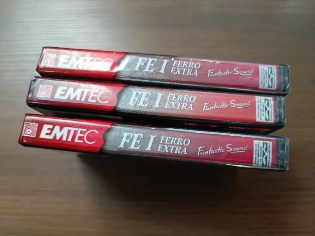 3 Fitas K7 Lacradas - Modelo Emtec FE I 90 min. - Foto 4