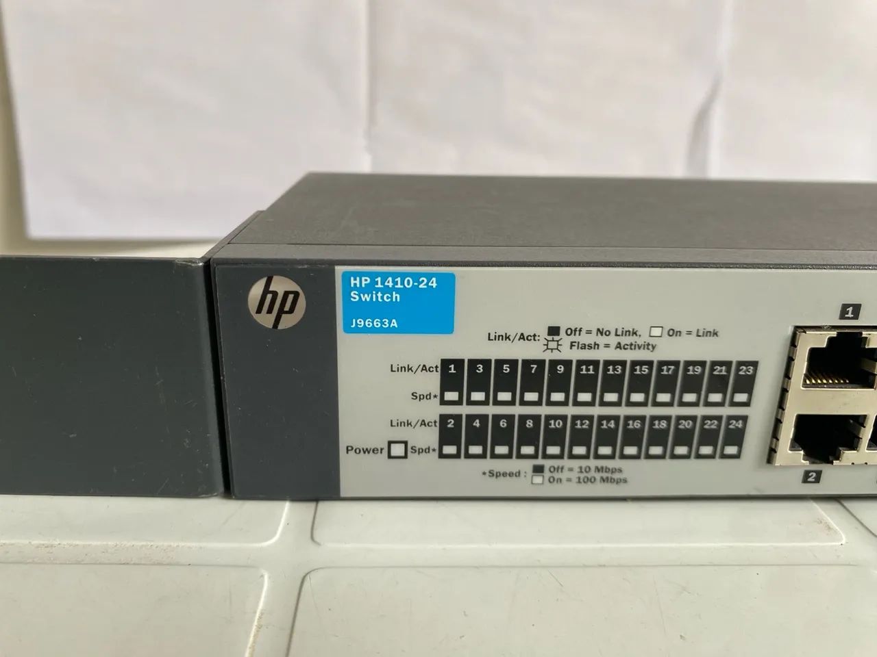 Switch Hp 24 Portas 10/100 V1410