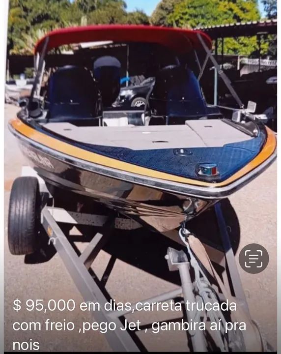 VENDO LANCHA QUEST 19 PÉS MOTOR EVENRUDE 175 Hp - Foto 8