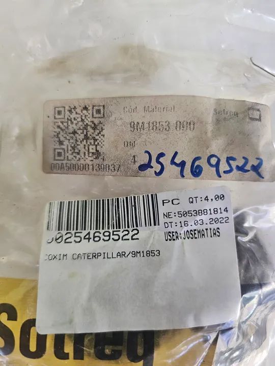 Caterpillar coxim radiador novo 9M1853