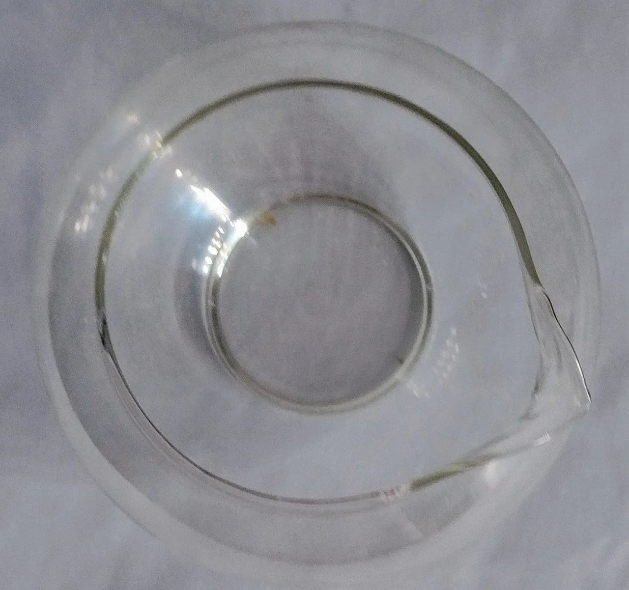 Jarra de vidro redonda pequena antiga , ótimo pra decoração com velas  - Foto 3