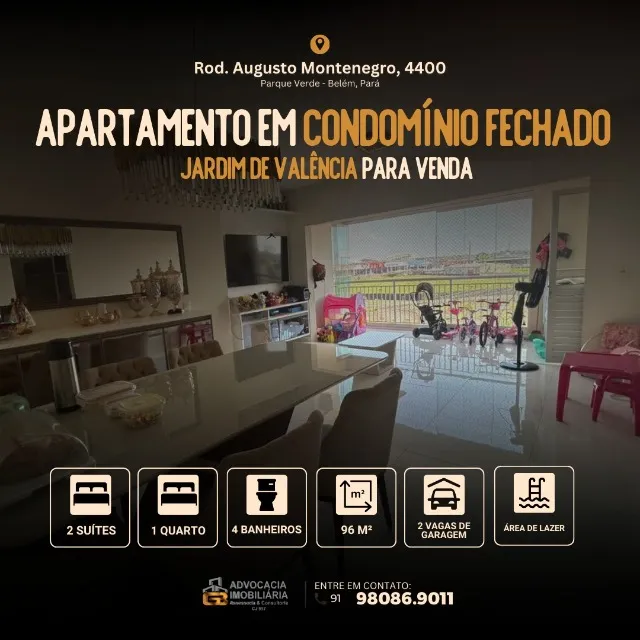 Apartamento disponível no Condomínio Jardim de Valência!!