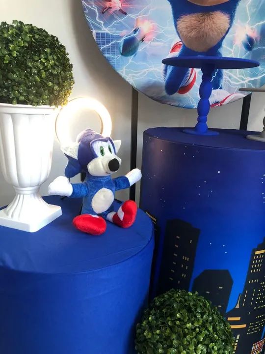 Decoração de Festa Sonic - Tema Sonic Movie - Foto 2