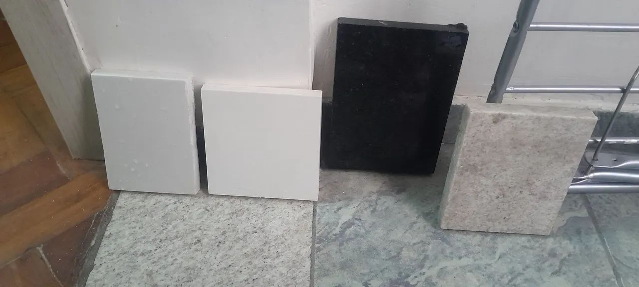 Azulejo de Granito Preto 4 peças  - Foto 6