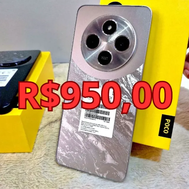 Smartphone Xiaomi Poco C75 Dual Sim 256gb/8gb Lacrado Entregamos Garantia Capa e Pelicula