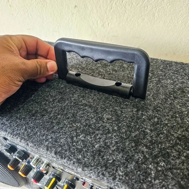 Caixa De Som c/ Bateria 150w - Artesanal - Foto 2