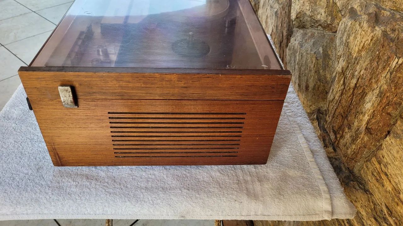 Antigo Gravador de rolo Philips 4407 - Foto 4