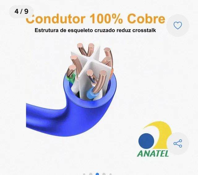 Confecciono cabos de rede cat6 Furukawa sob medida  - Foto 4