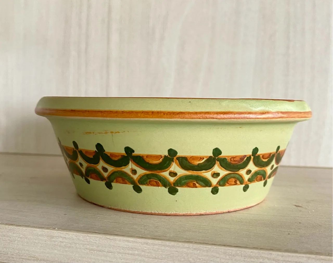 Antigo Cachepô Cerâmica Italiana.