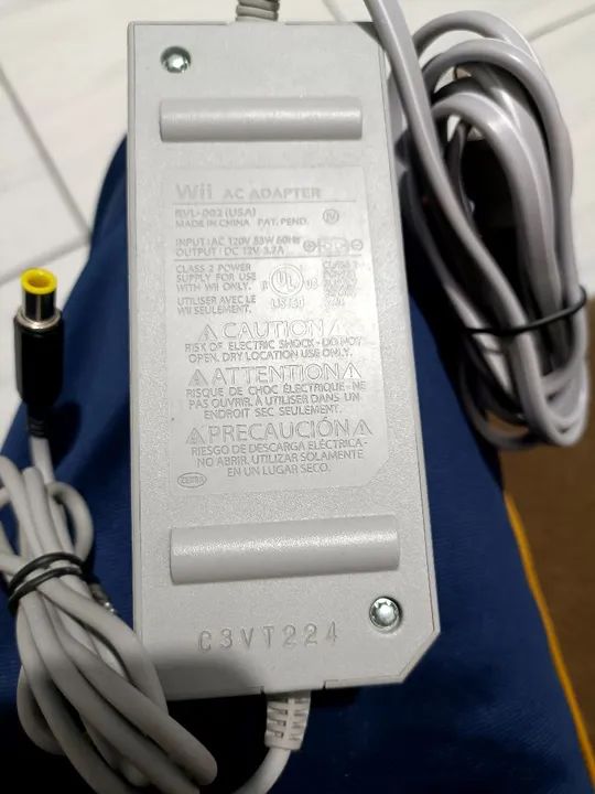 R$59.99 fonte para vídeo game super nintendo snes 127v novo moelo original - Foto 3