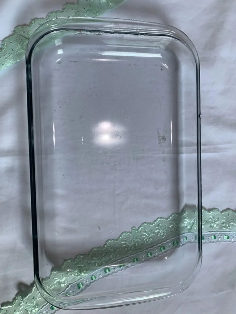 Forma de vidro retangular para assar - Foto 2