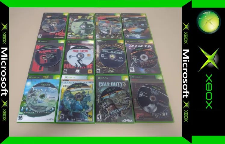 Xbox Classic Super Conservado, Com Aladim-evox + 13 Jogos - Foto 5