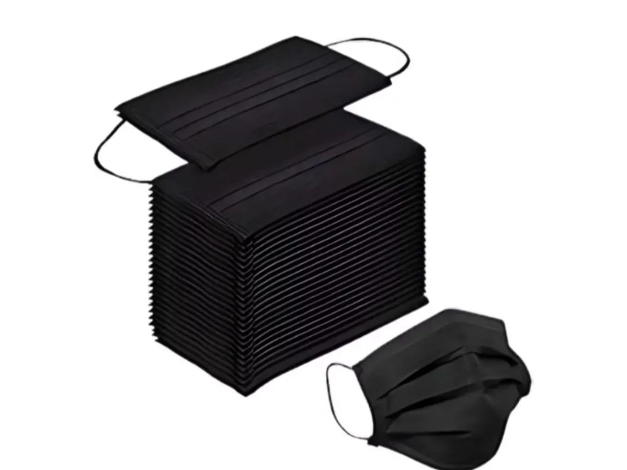 Máscaras triplas descartáveis  - Foto 2