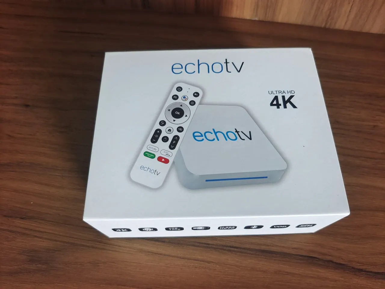 EchoTV Ultra HD 4K - Novo na Caixa