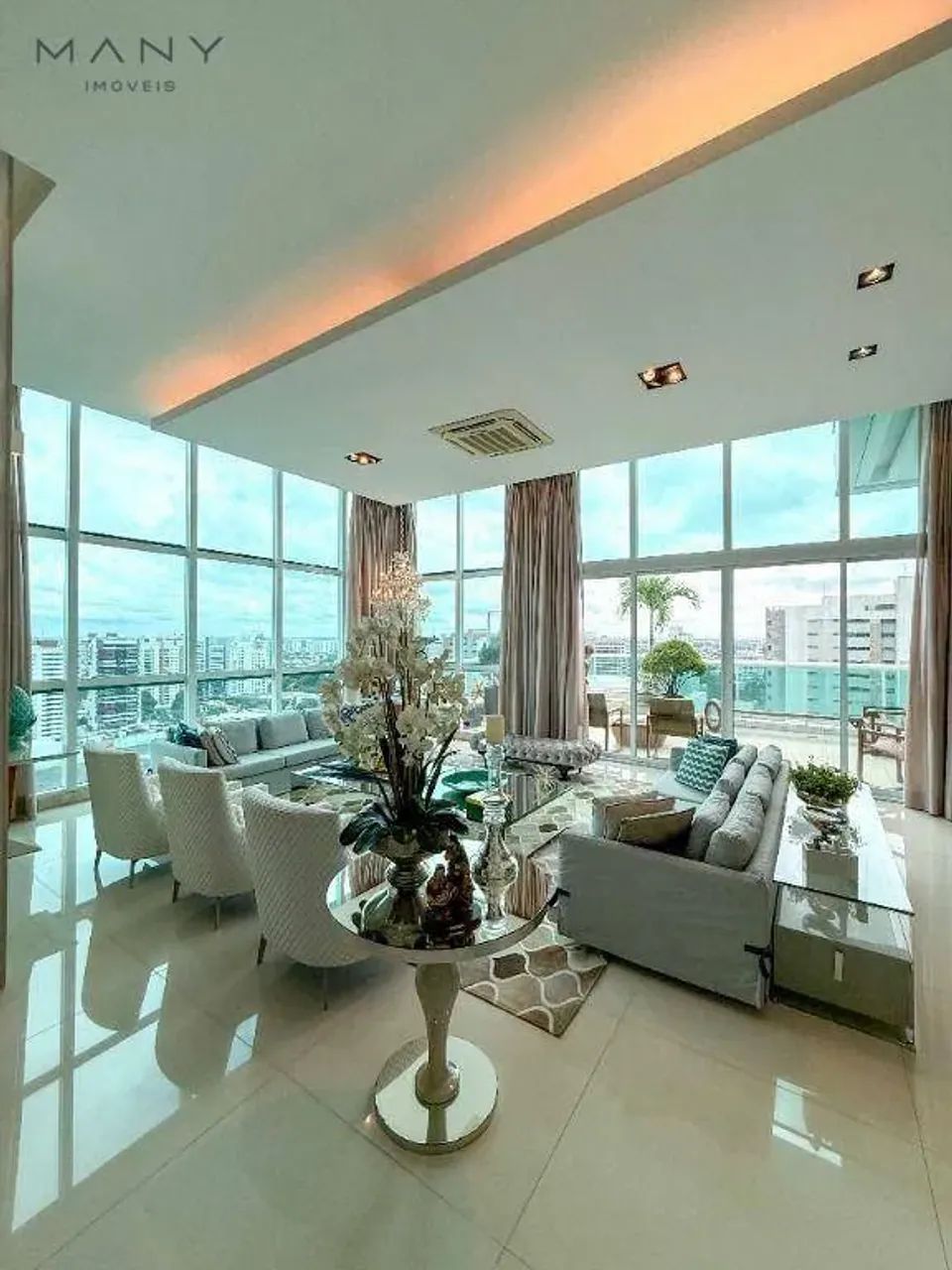 Cobertura Linear Condomínio Diamond Residence com 4 suítes à venda, 402 m² - Adrianópolis  - Foto 2