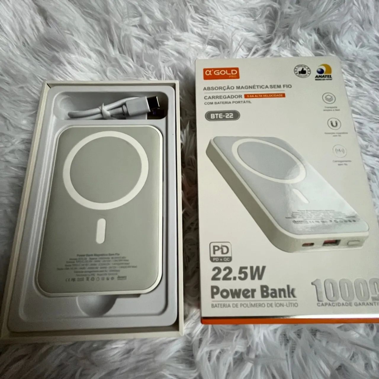Carregador portátil magnético 22,5w  10.000mAh 