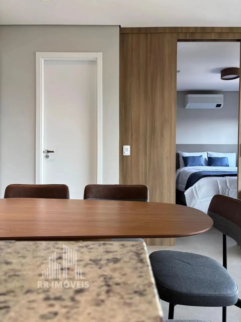 RR8361 Studio MOBILIADO 40m² CONDOMÍNIO FIORI - OPORTUNIDADE - 1 Dormitório 1 Vaga - Barue - Foto 9