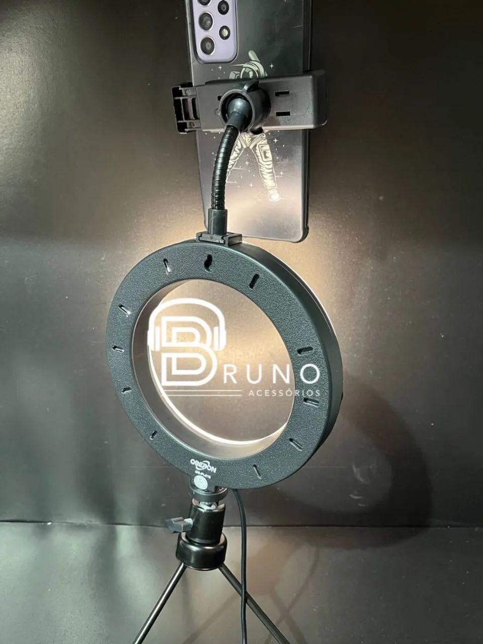 Kit de Iluminação para Celular com Tripé e Anel de Luz - Foto 2