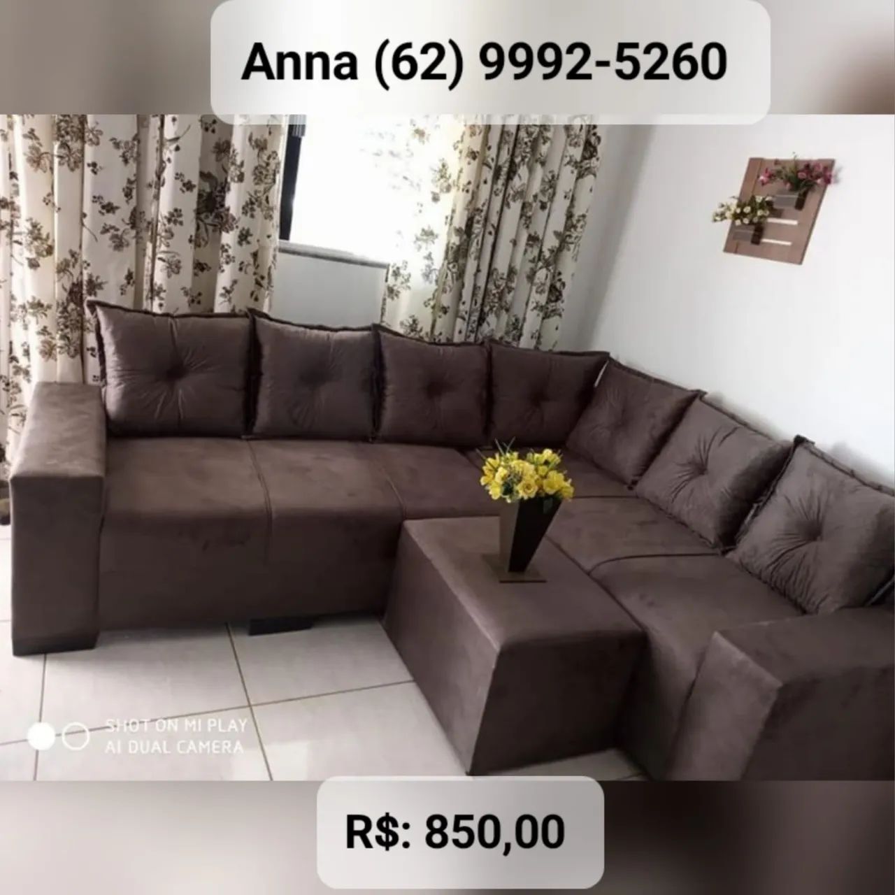 Sofá de canto 6 lugares %%___%%